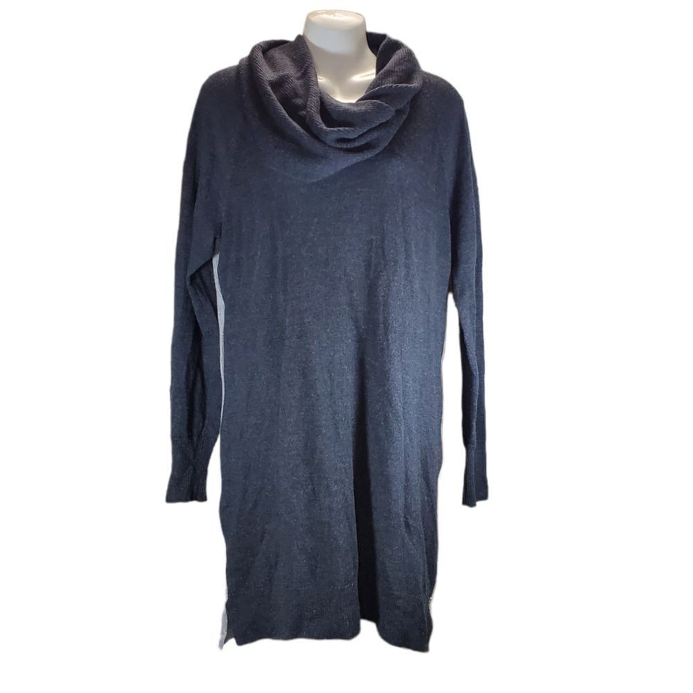 CYNTHIA ROWLEY moto zip cowl dress XL